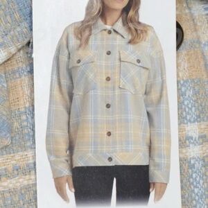 Blue Cream NWT Boston Traders Ladies' Shirt Jacket - Large